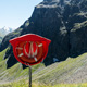 wamderlust | safety buoy at a reservoir for snow making;  Rettungsring für die Alpen?  